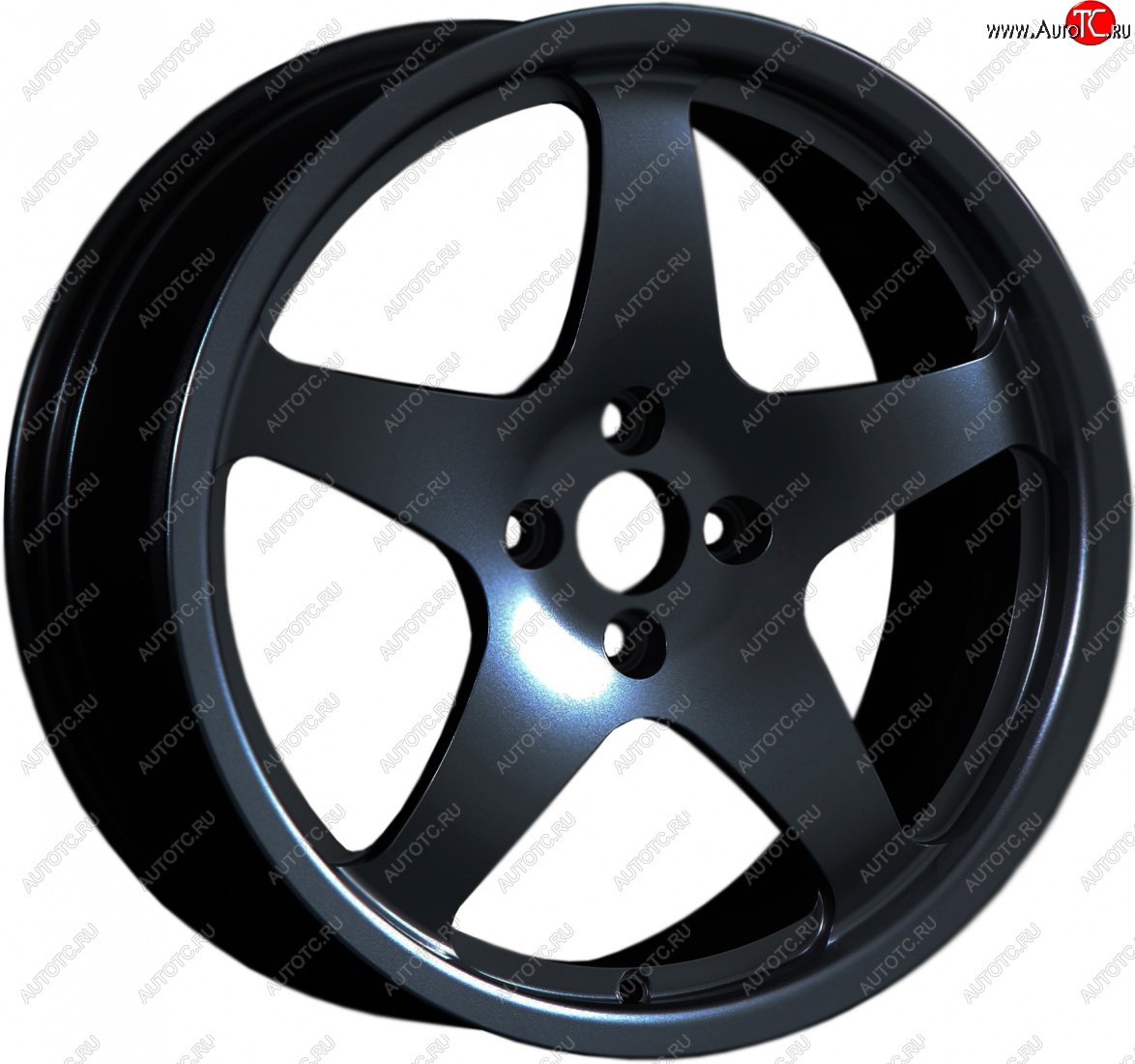13 349 р. Кованый диск Slik classik R17x7.5 Черный глянцевый (BK) 7.5x17   (Цвет: BK)  с доставкой в г. Пермь