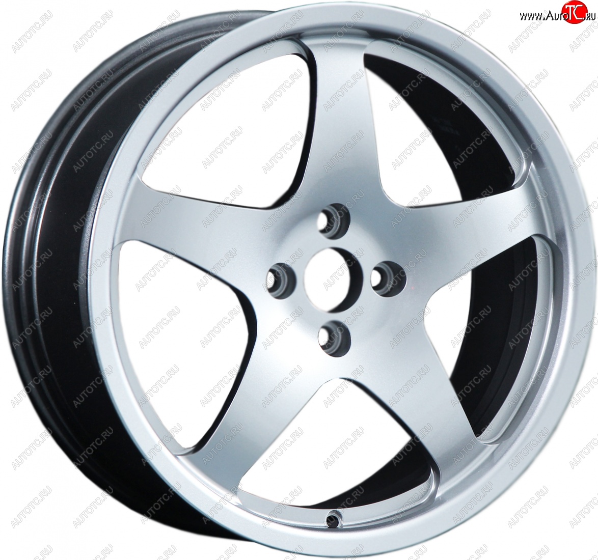 13 599 р. Кованый диск Slik classik R17x7.5 Яркое-блестящее серебро (HPB) 7.5x17   (Цвет: HPB)  с доставкой в г. Пермь