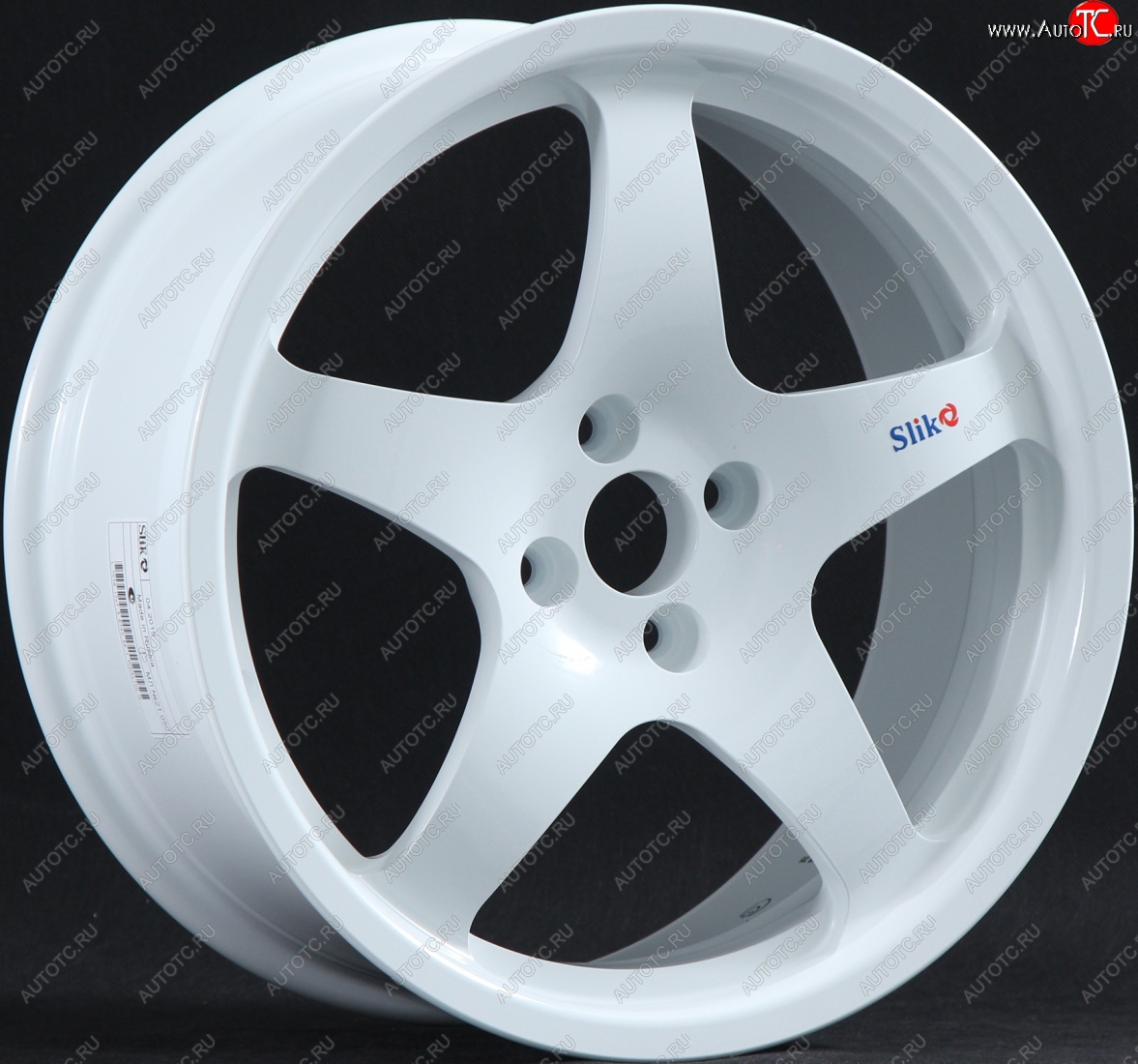 13 349 р. Кованый диск Slik classik R17x7.5 Белый (W) 7.5x17   (Цвет: W)  с доставкой в г. Пермь