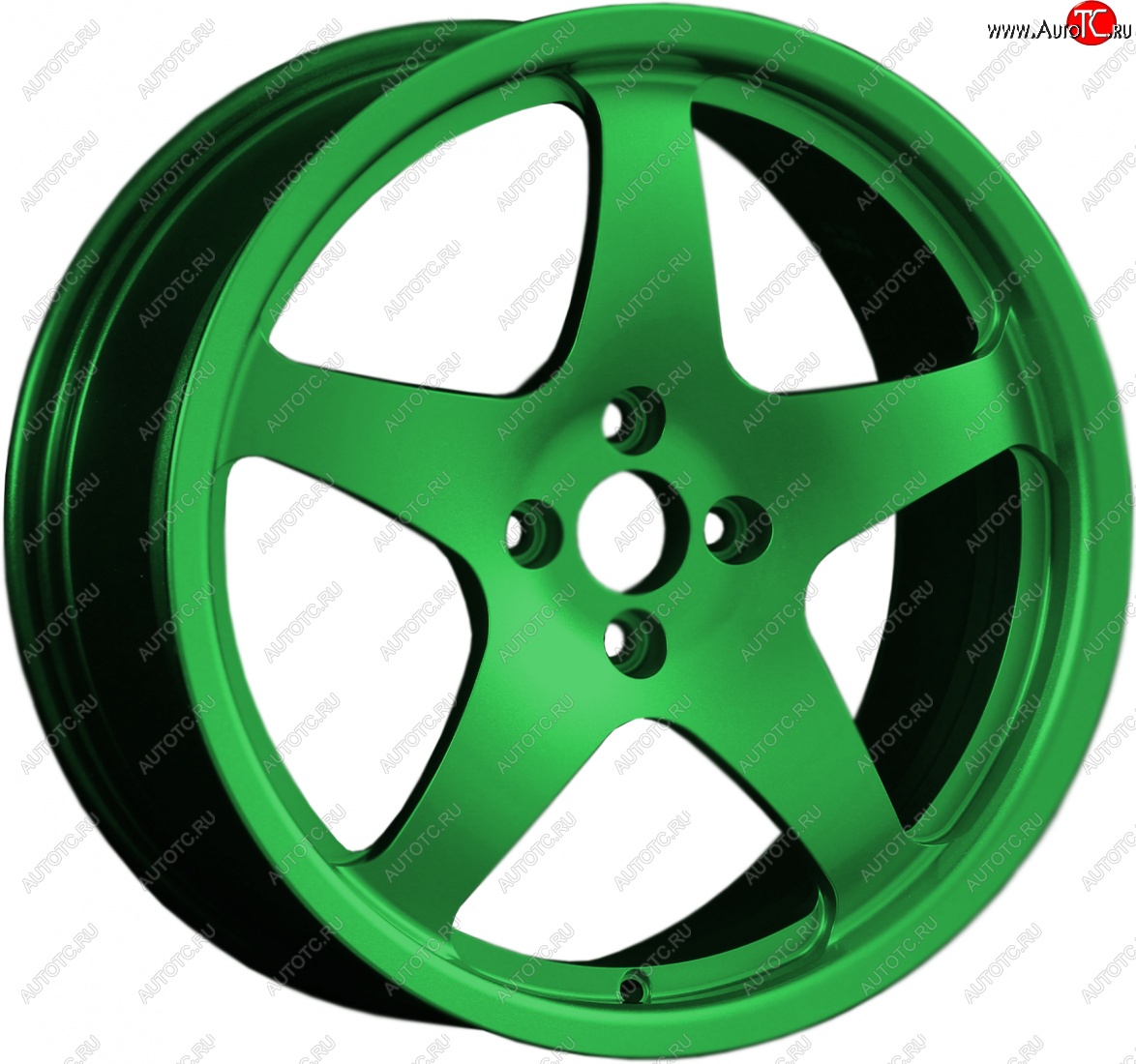 13 349 р. Кованый диск Slik classik R17x7.5 Зеленый (GREEN) 7.5x17   (Цвет: GREEN)  с доставкой в г. Пермь