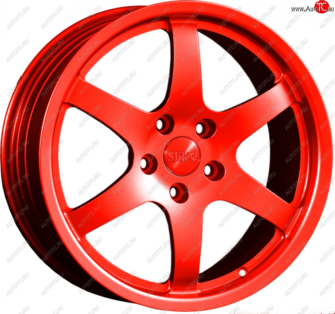 14 599 р. Кованый диск Slik classik R17x7.5 Candy алый 7.5x17   (Цвет: Candy алый 7.5x17)  с доставкой в г. Пермь