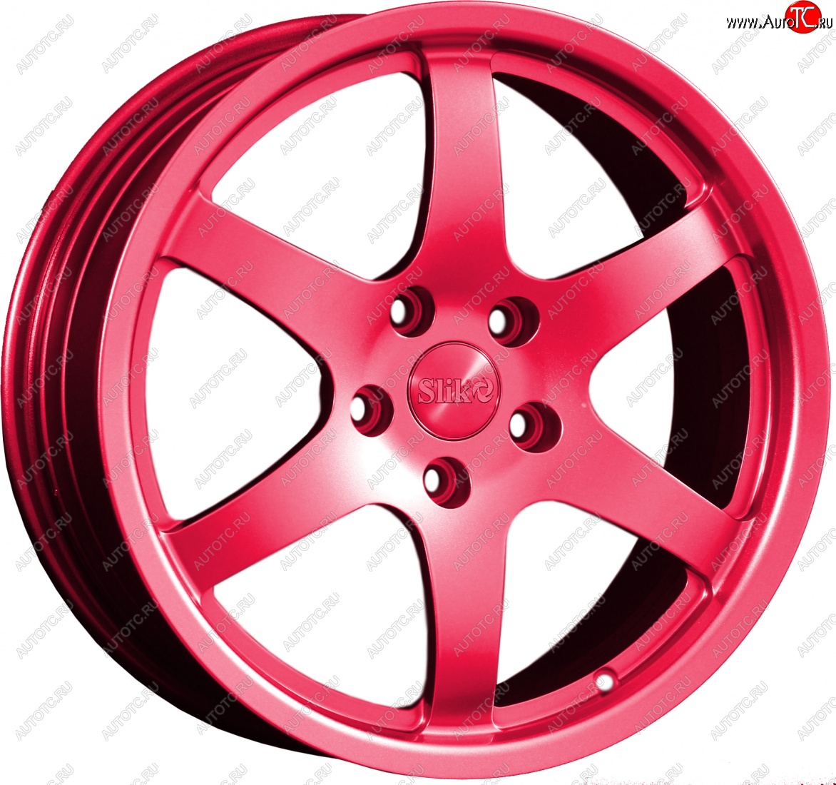14 599 р. Кованый диск Slik classik R17x7.5 Candy RUBIN рубиновый 7.5x17   (Цвет: Candy RUBIN рубиновый 7.5x17)  с доставкой в г. Пермь