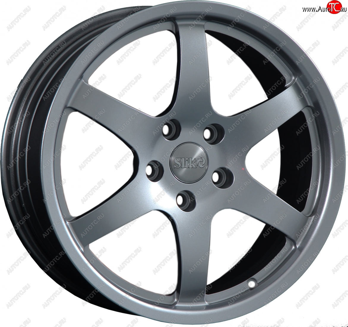 14 399 р. Кованый диск Slik classik R17x7.5 Серебристый тёмный (S25) 7.5x17   (Цвет: S25)  с доставкой в г. Пермь