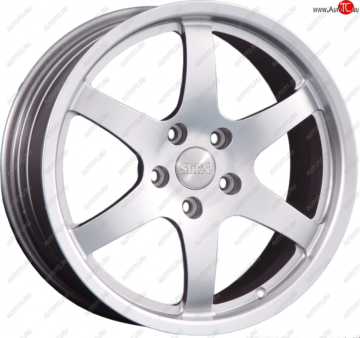 14 399 р. Кованый диск Slik classik R17x7.5 Белый (W) 7.5x17   (Цвет: W)  с доставкой в г. Пермь
