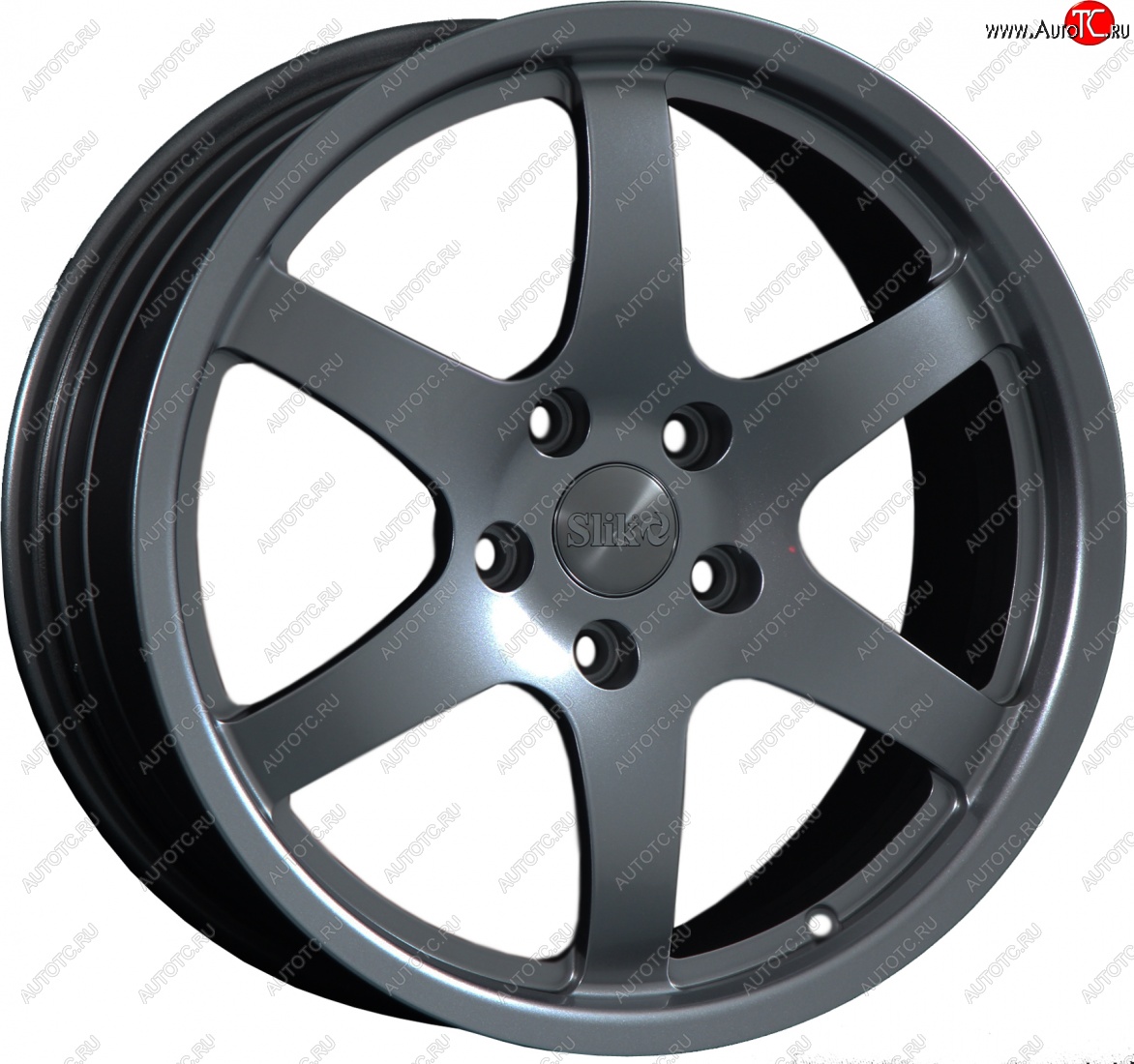 14 599 р. Кованый диск Slik classik R17x7.5 Графит глянцевый (GM) 7.5x17   (Цвет: GM)  с доставкой в г. Пермь
