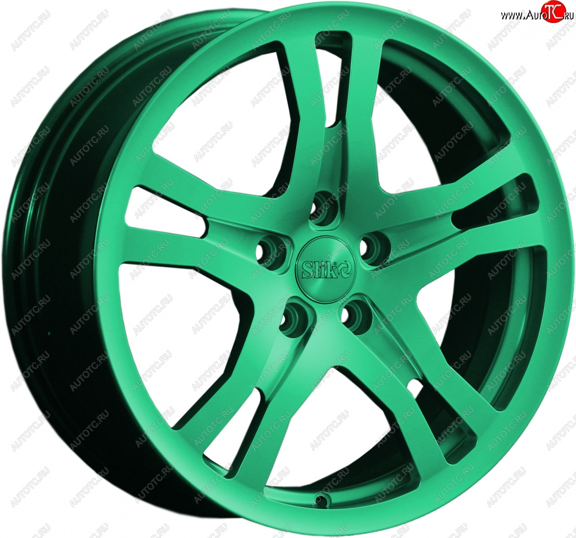 14 599 р. Кованый диск Slik classik R17x7.5 Candy Green изумрудно-зеленый 7.5x17   (Цвет: Candy Green изумрудно-зеленый 7.5x17)  с доставкой в г. Пермь