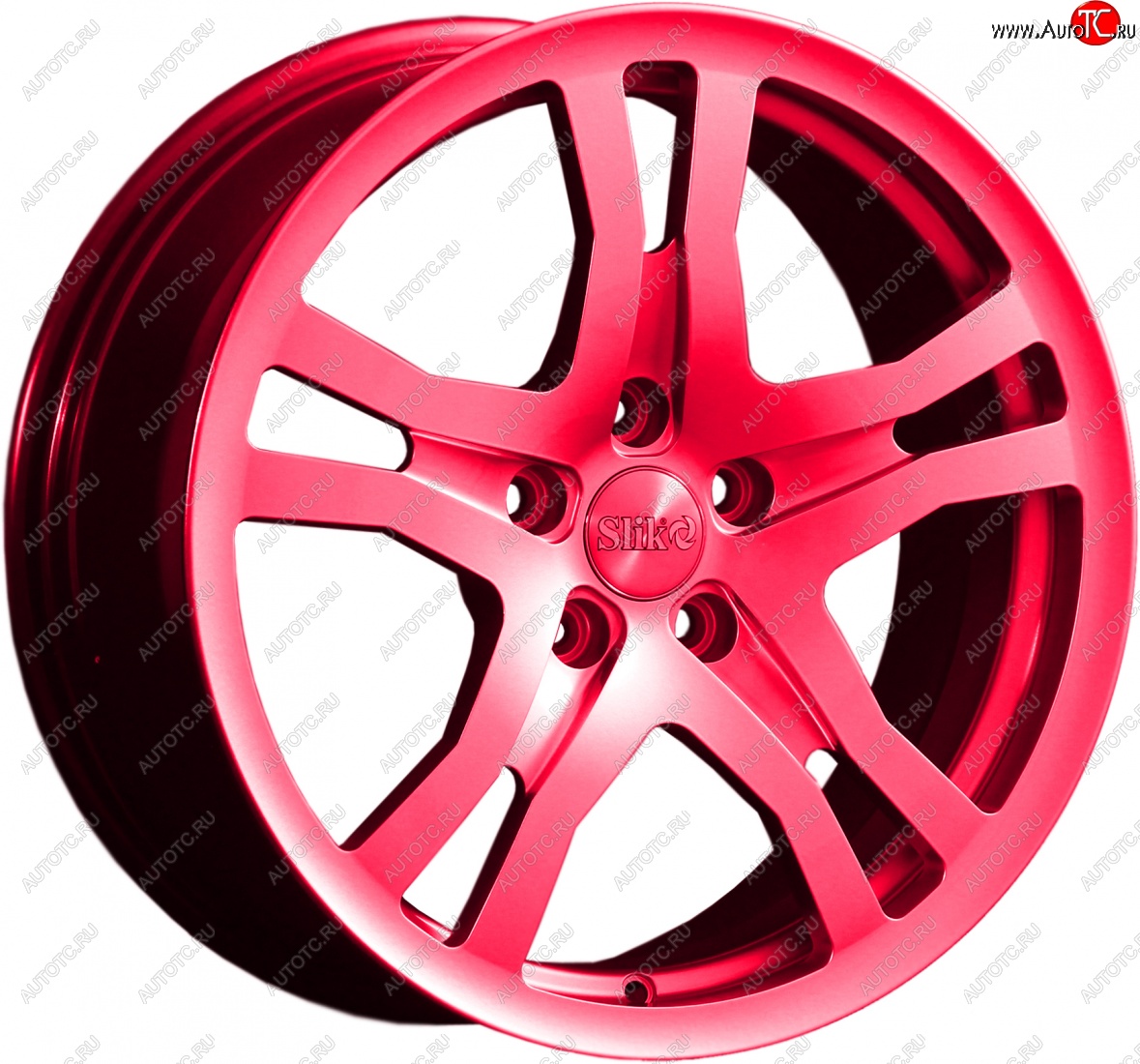 14 599 р. Кованый диск Slik classik R17x7.5 Candy RUBIN рубиновый 7.5x17   (Цвет: Candy RUBIN рубиновый 7.5x17)  с доставкой в г. Пермь