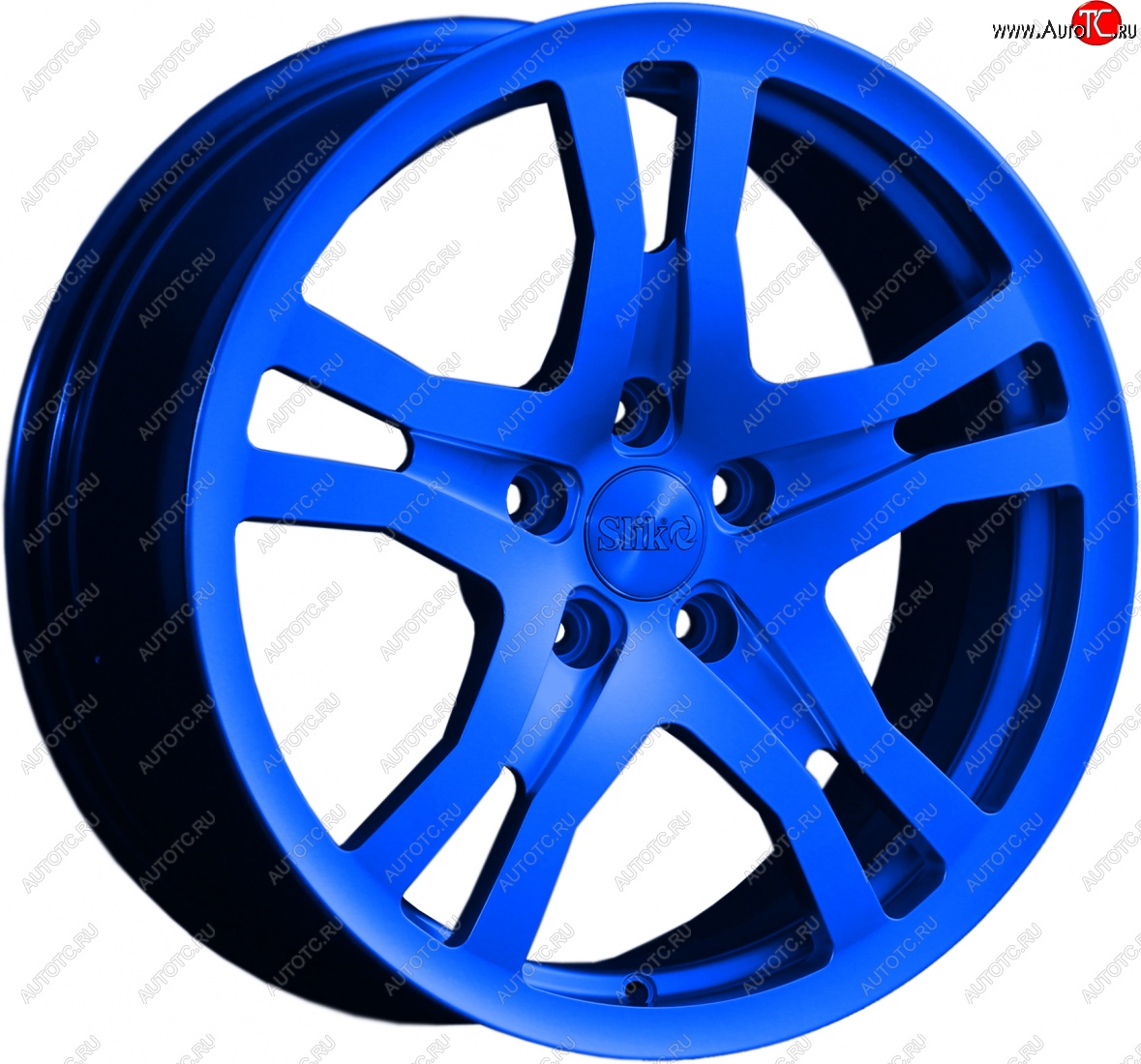 14 599 р. Кованый диск Slik classik R17x7.5 Candy BLUE синий 7.5x17   (Цвет: Candy BLUE синий 7.5x17)  с доставкой в г. Пермь