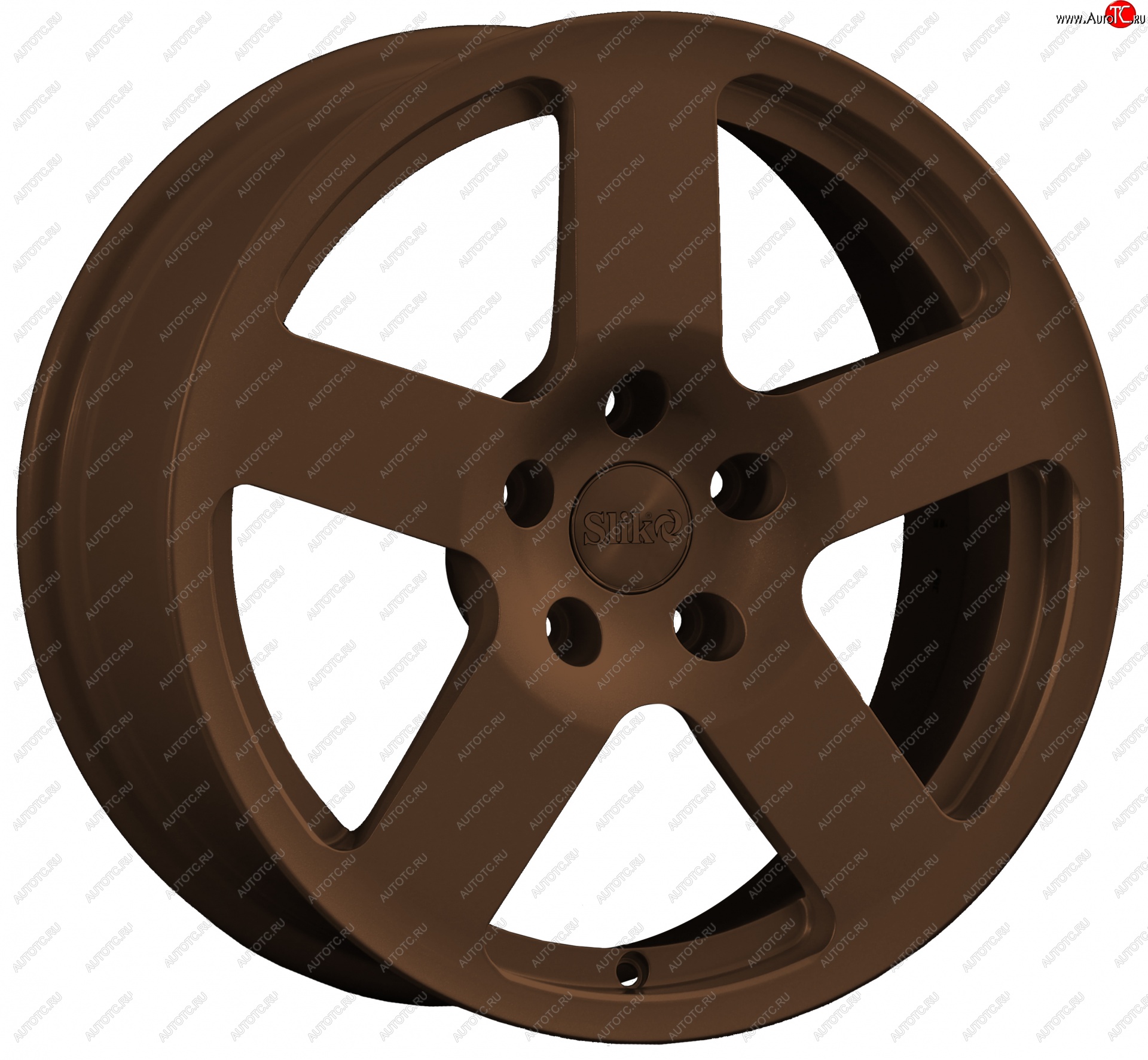 14 599 р. Кованый диск Slik classik R17x7.5 Коньячная бронза. Матовый (MBRZCGN) 7.5x17   (Цвет: MBRZCGN)  с доставкой в г. Пермь