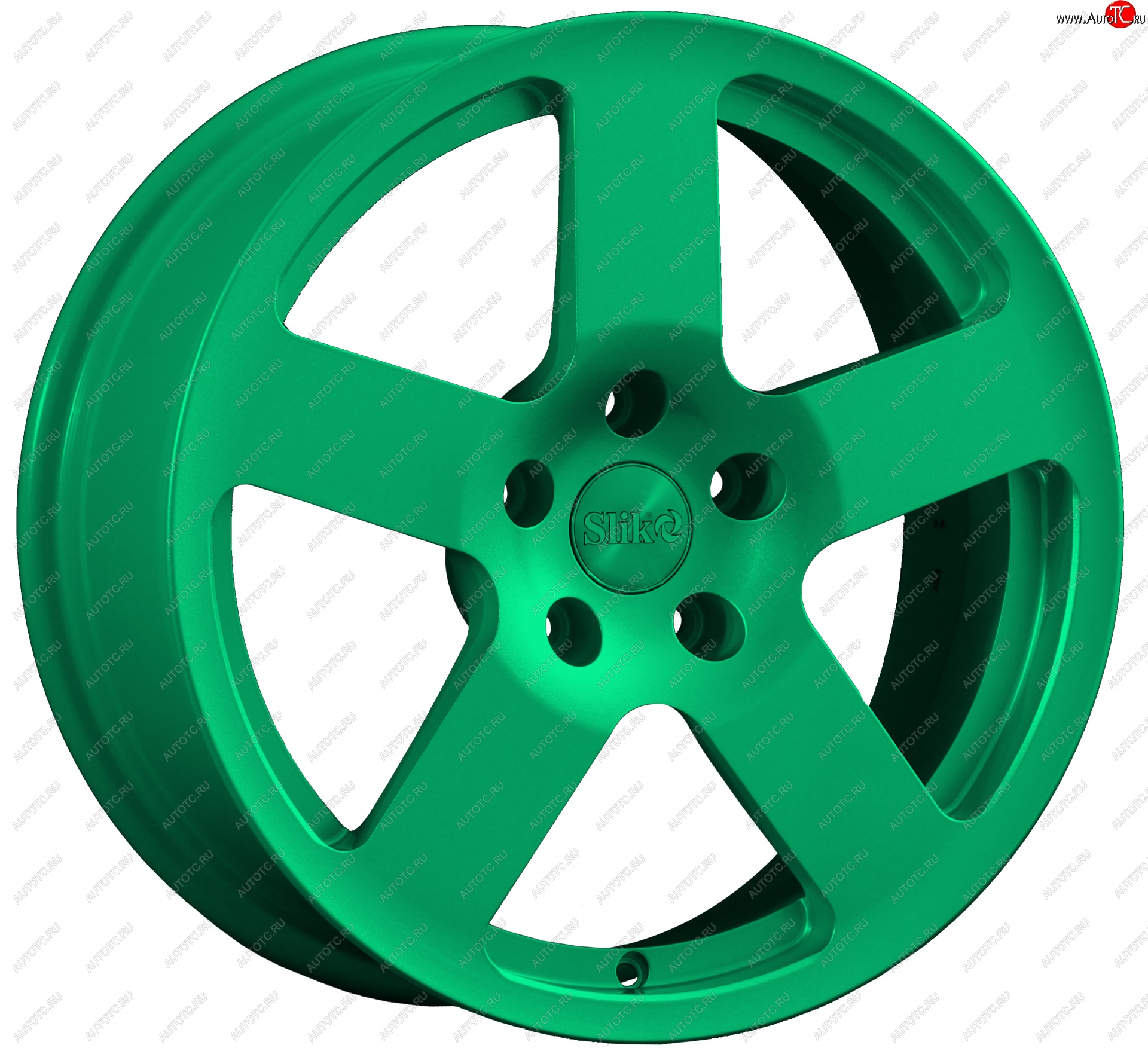 14 599 р. Кованый диск Slik classik R17x7.5 Candy Green изумрудно-зеленый 7.5x17   (Цвет: Candy Green изумрудно-зеленый 7.5x17)  с доставкой в г. Пермь