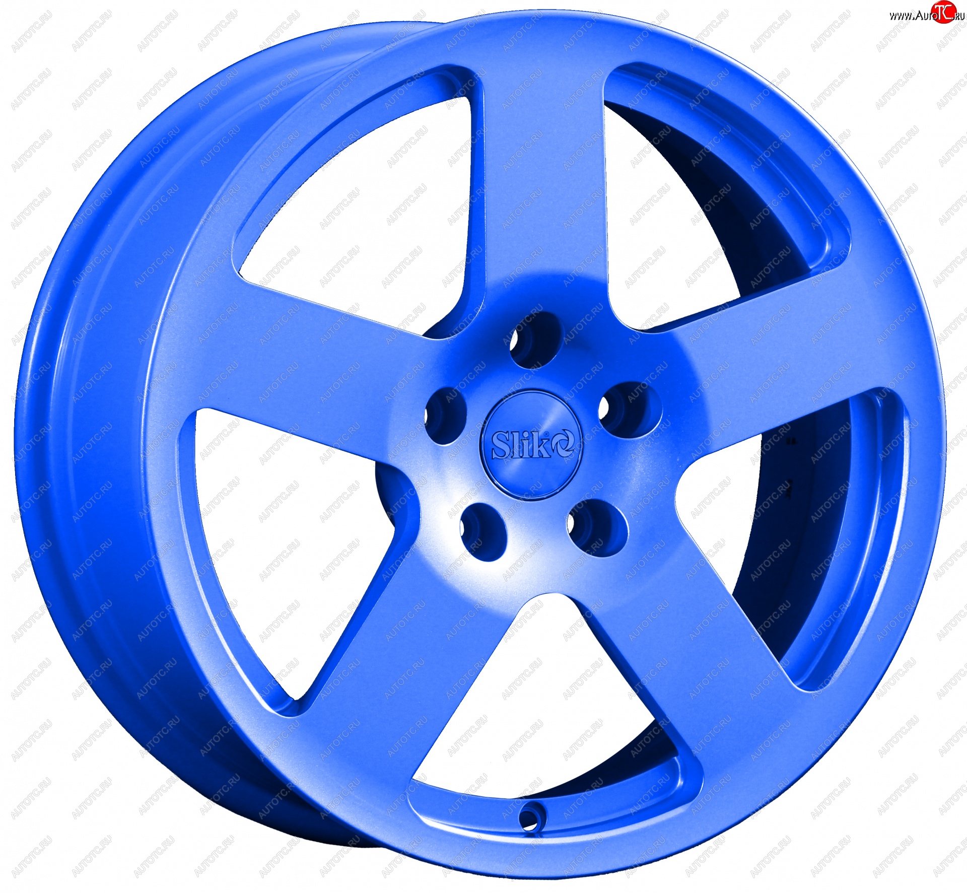 14 599 р. Кованый диск Slik classik R17x7.5 Candy BLUE синий 7.5x17   (Цвет: Candy BLUE синий 7.5x17)  с доставкой в г. Пермь