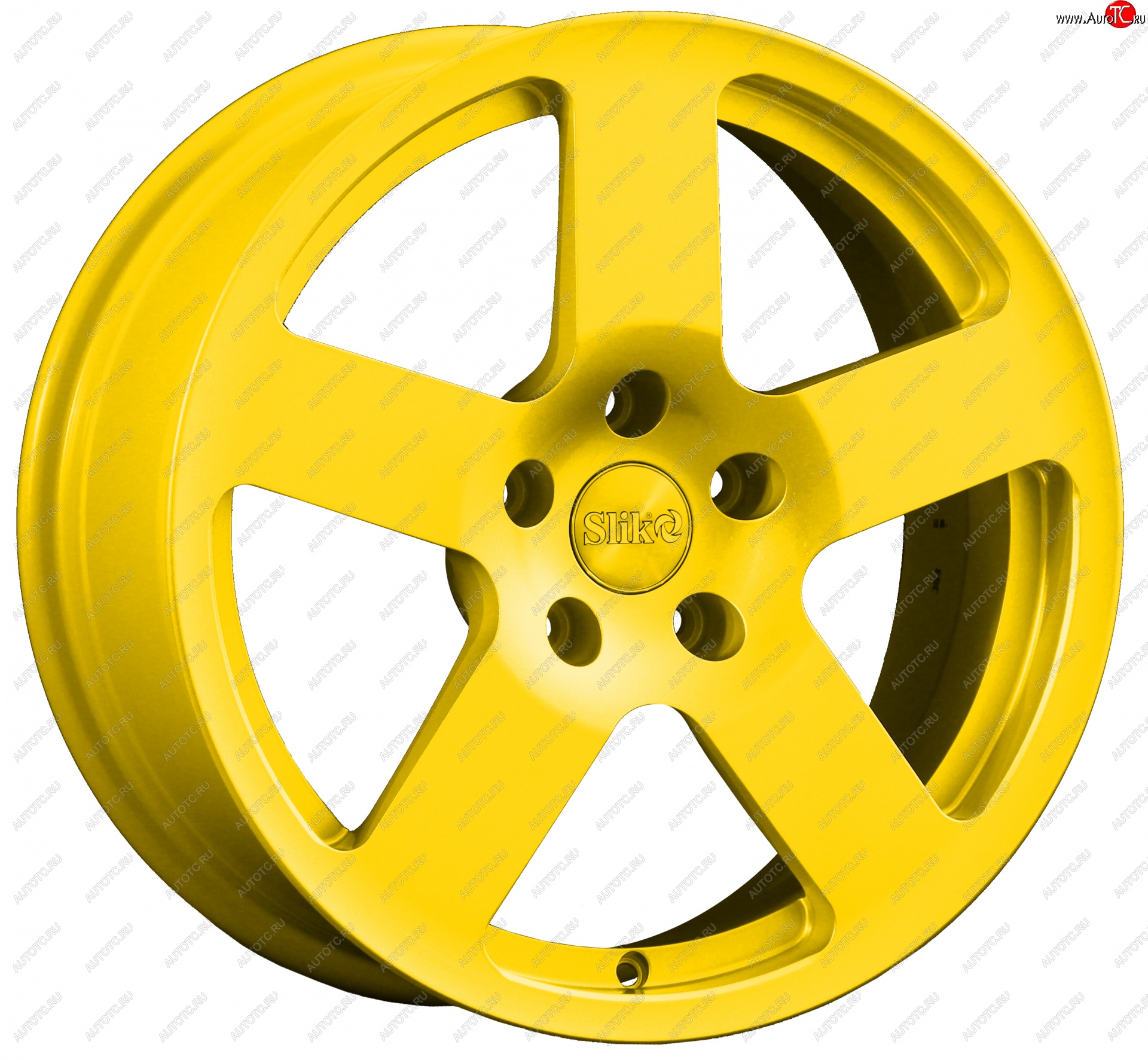 14 599 р. Кованый диск Slik classik R17x7.5 Ярко желтый RAL 1021 (YELLOW) 7.5x17   (Цвет: YELLOW)  с доставкой в г. Пермь