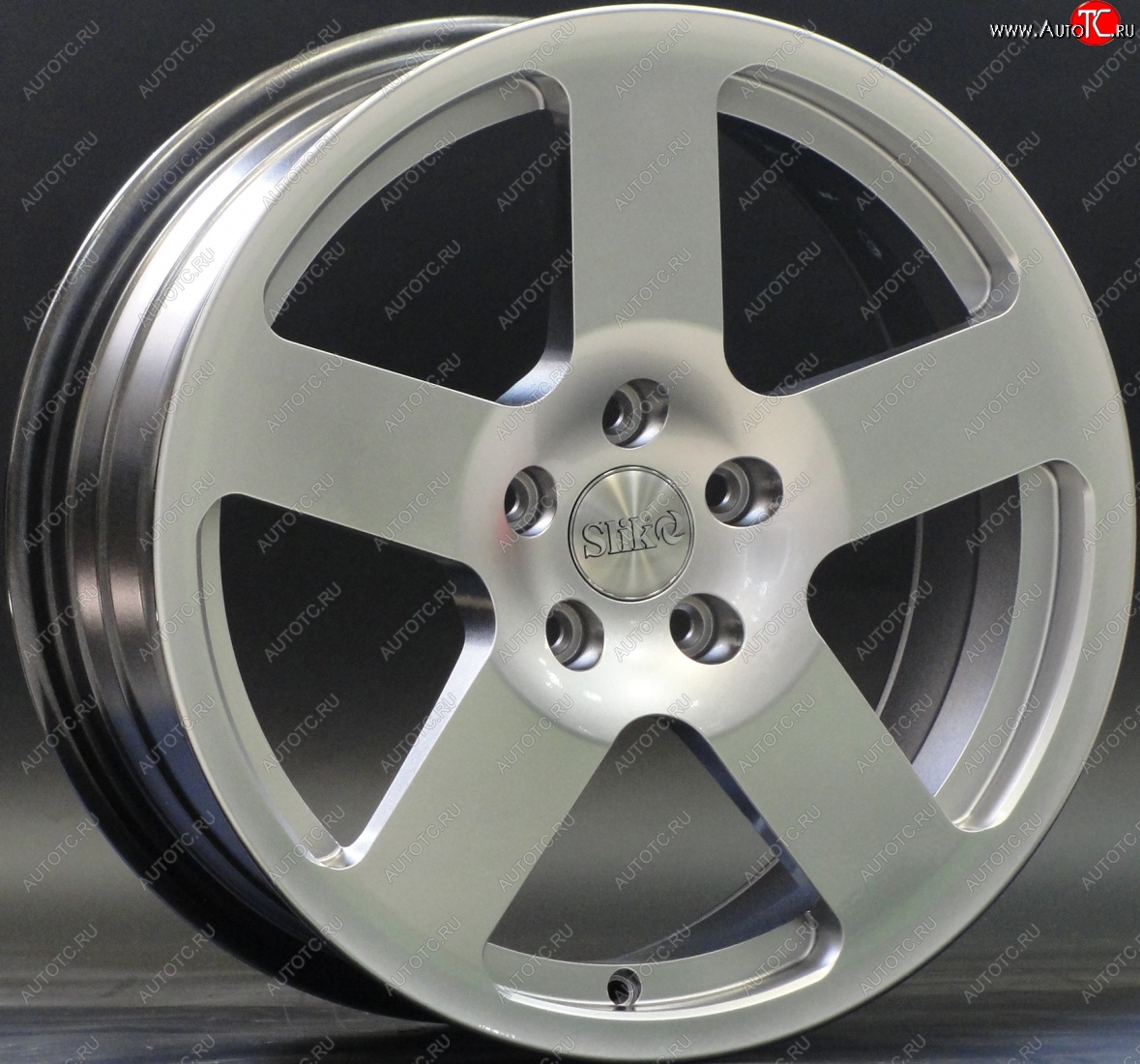 14 399 р. Кованый диск Slik classik R17x7.5 Яркое-блестящее серебро (HPB) 7.5x17   (Цвет: HPB)  с доставкой в г. Пермь