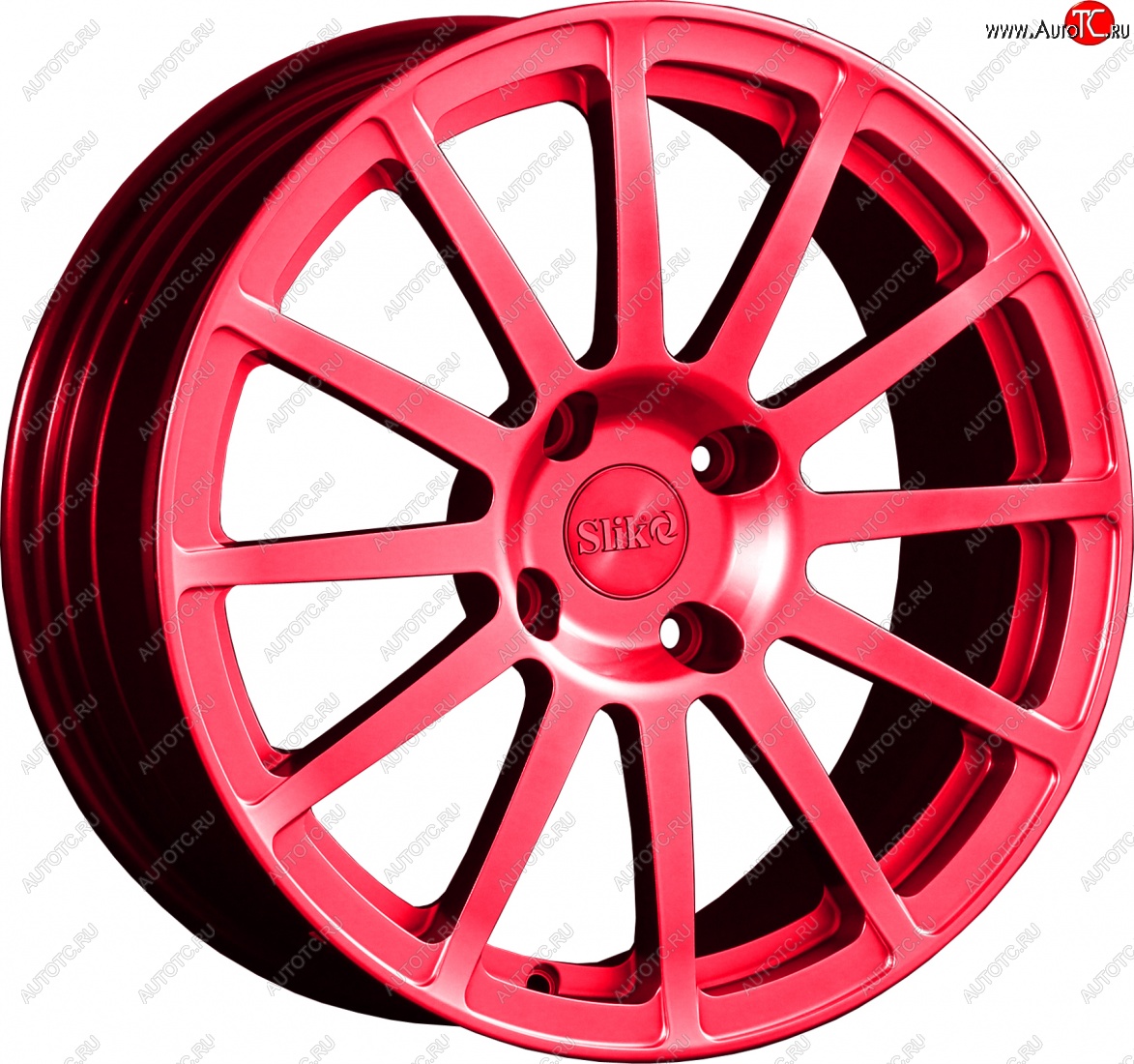 25 599 р. Кованый диск Slik classik R17x7.5 Candy RUBIN рубиновый 7.5x17   (Цвет: Candy RUBIN рубиновый 7.5x17)  с доставкой в г. Пермь