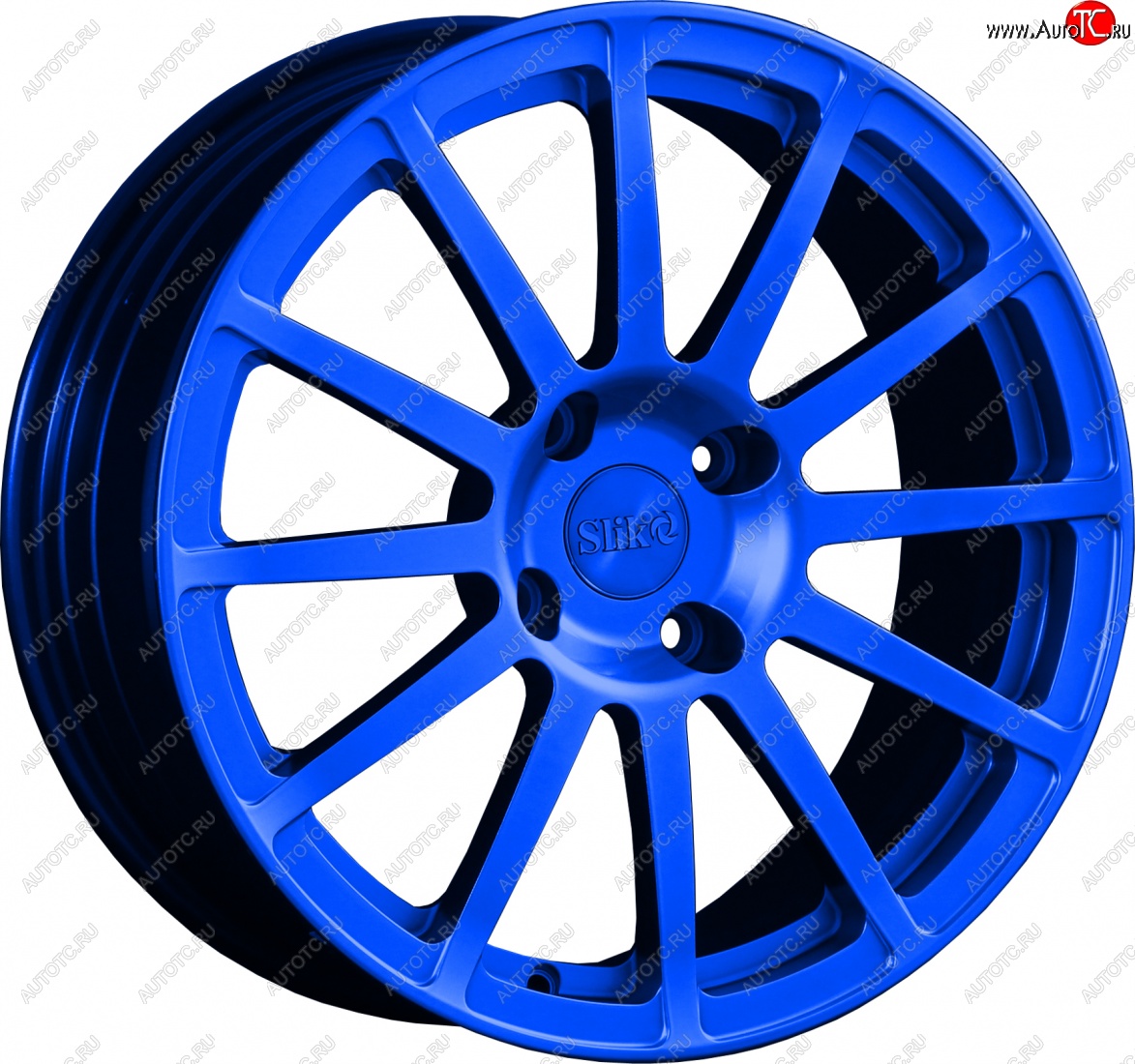 25 599 р. Кованый диск Slik classik R17x7.5 Candy BLUE синий 7.5x17   (Цвет: Candy BLUE синий 7.5x17)  с доставкой в г. Пермь