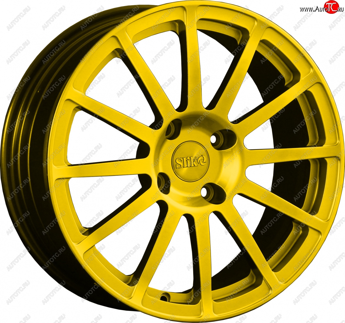 25 599 р. Кованый диск Slik classik R17x7.5 Candy YELLOW ярко-желтый 7.5x17   (Цвет: Candy YELLOW ярко-желтый 7.5x17)  с доставкой в г. Пермь