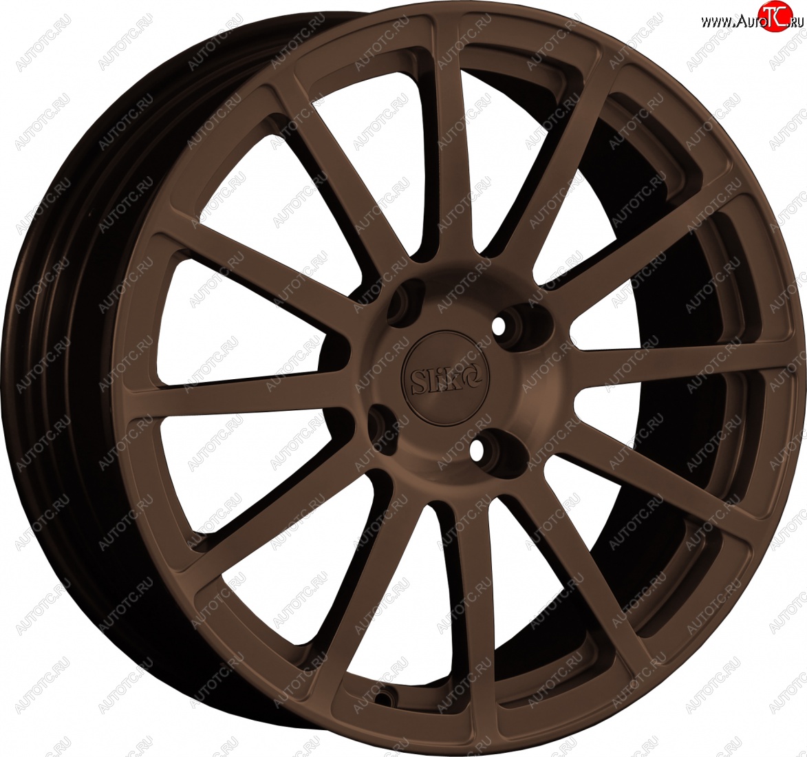 25 599 р. Кованый диск Slik classik R17x7.5 Бронза (BRZ) 7.5x17   (Цвет: BRZ)  с доставкой в г. Пермь
