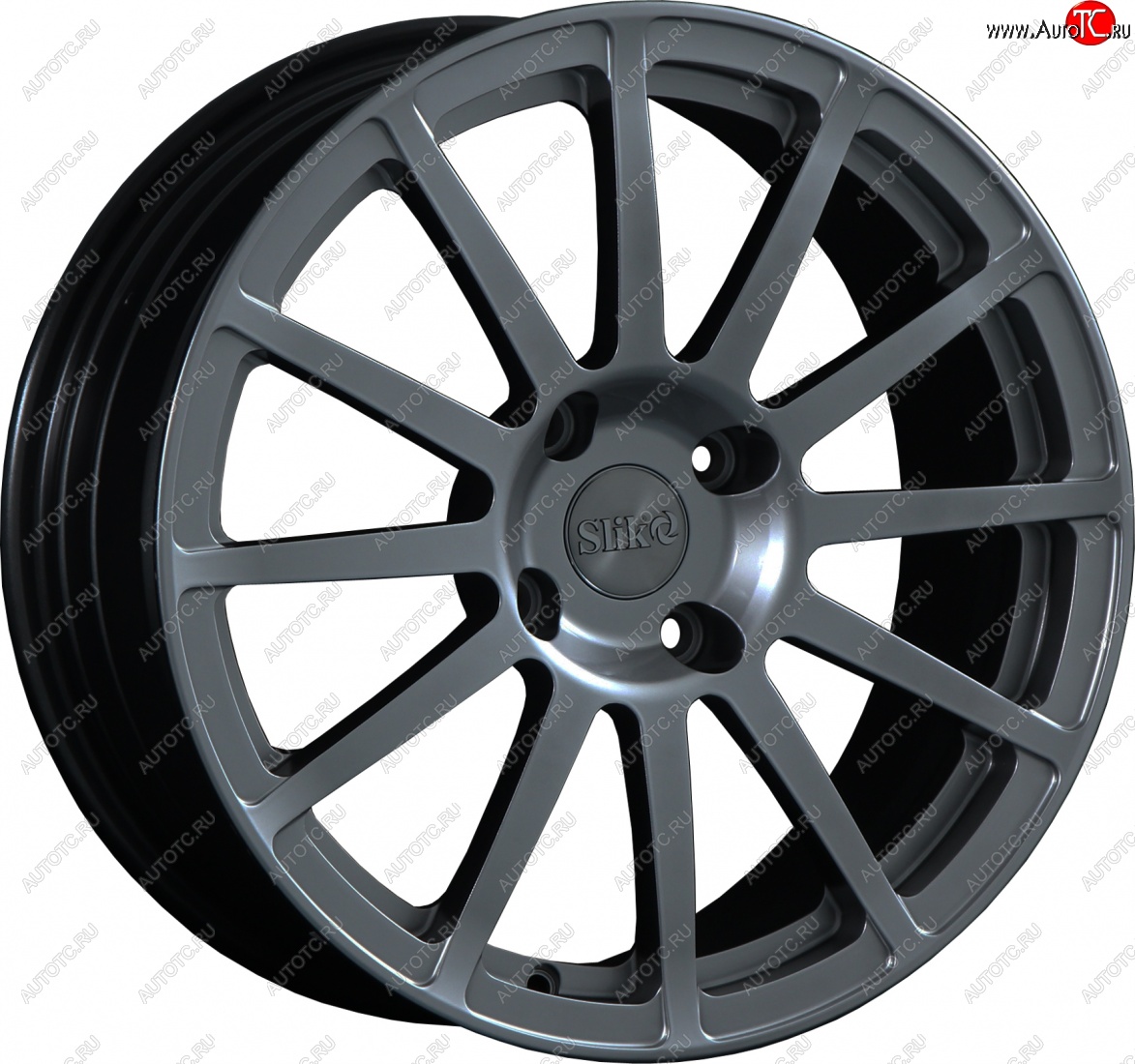 25 599 р. Кованый диск Slik classik R17x7.5 Графит глянцевый (GM) 7.5x17   (Цвет: GM)  с доставкой в г. Пермь