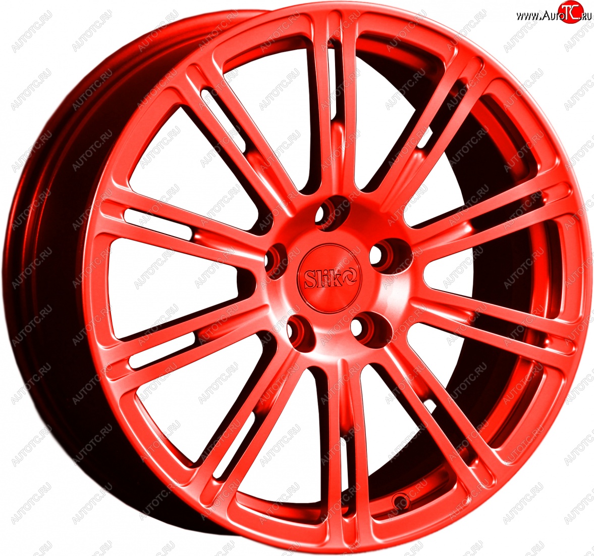20 399 р. Кованый диск Slik classik R17x7.5 Candy алый 7.5x17   (Цвет: Candy алый 7.5x17)  с доставкой в г. Пермь