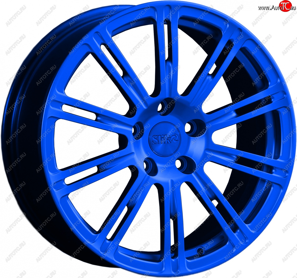 20 399 р. Кованый диск Slik classik R17x7.5 Candy BLUE синий 7.5x17   (Цвет: Candy BLUE синий 7.5x17)  с доставкой в г. Пермь