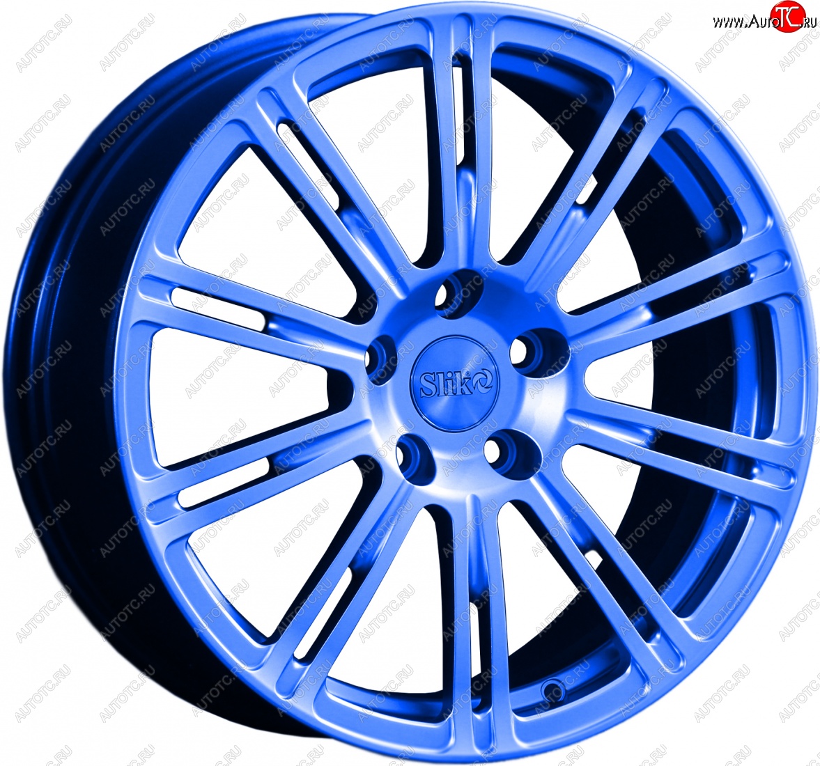 20 399 р. Кованый диск Slik classik R17x7.5 Синий (BLUE) 7.5x17   (Цвет: BLUE)  с доставкой в г. Пермь