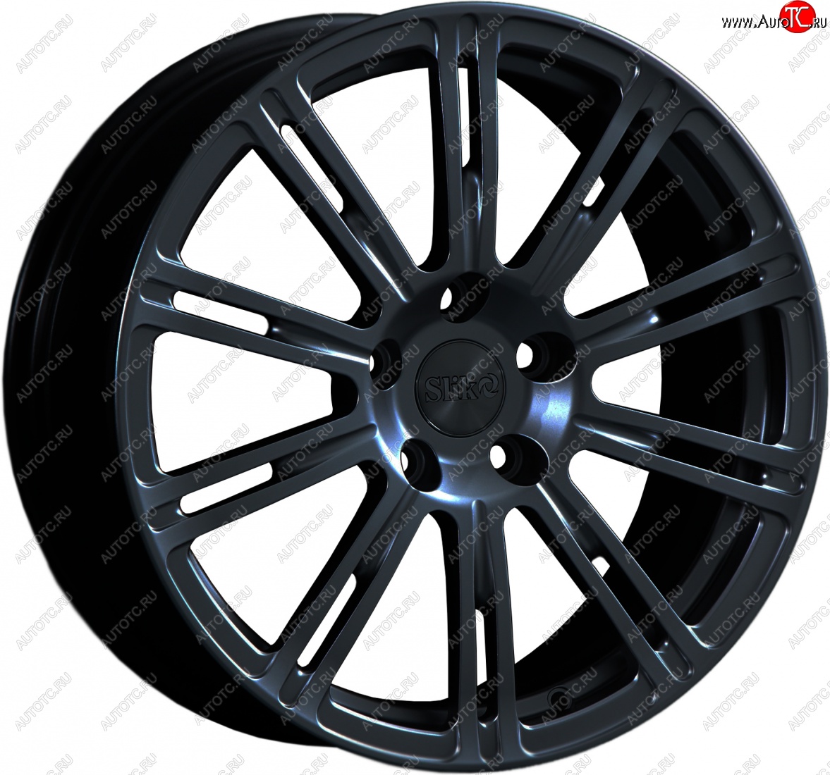 20 399 р. Кованый диск Slik classik R17x7.5 Черный матовый (MB) 7.5x17   (Цвет: MB)  с доставкой в г. Пермь