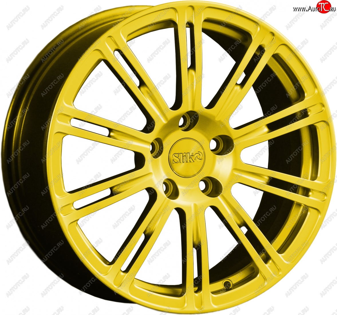 20 399 р. Кованый диск Slik classik R17x7.5 Ярко желтый RAL 1021 (YELLOW) 7.5x17   (Цвет: YELLOW)  с доставкой в г. Пермь