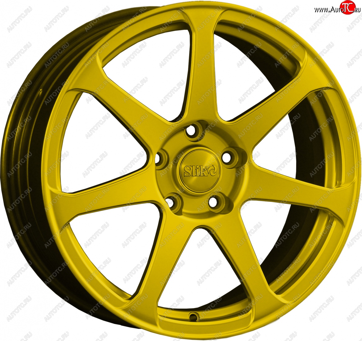 14 499 р. Кованый диск Slik classik R17x7.5 Candy YELLOW ярко-желтый 7.5x17   (Цвет: Candy YELLOW ярко-желтый 7.5x17)  с доставкой в г. Пермь