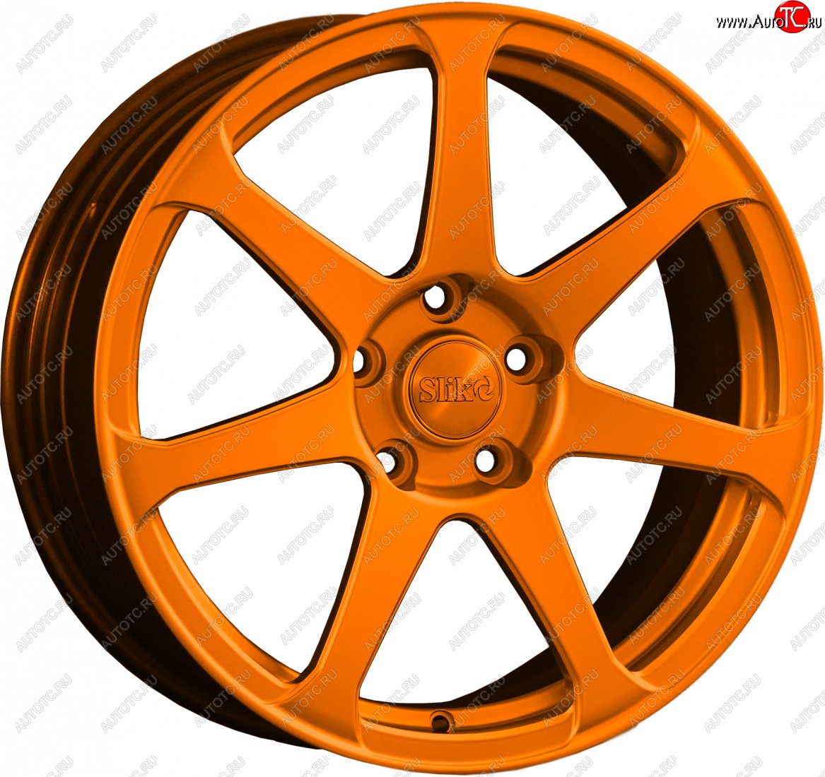 14 499 р. Кованый диск Slik classik R17x7.5 Candy Медно-оранжевый глянцевый 7.5x17   (Цвет: Candy Медно-оранжевый глянцевый 7.5x17)  с доставкой в г. Пермь