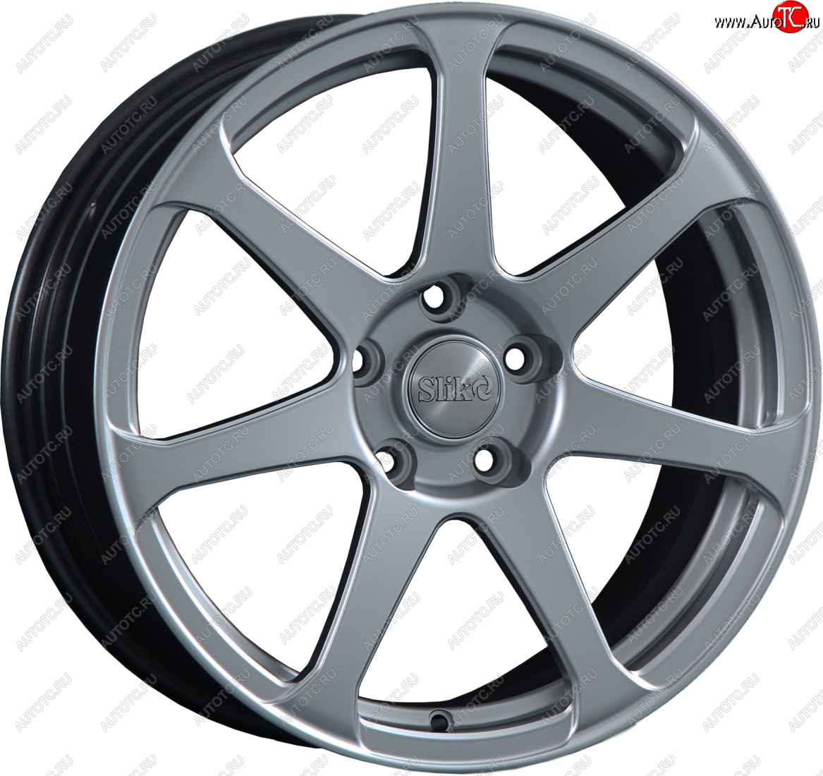 14 099 р. Кованый диск Slik classik R17x7.5 Серебристый тёмный (S25) 7.5x17   (Цвет: S25)  с доставкой в г. Пермь
