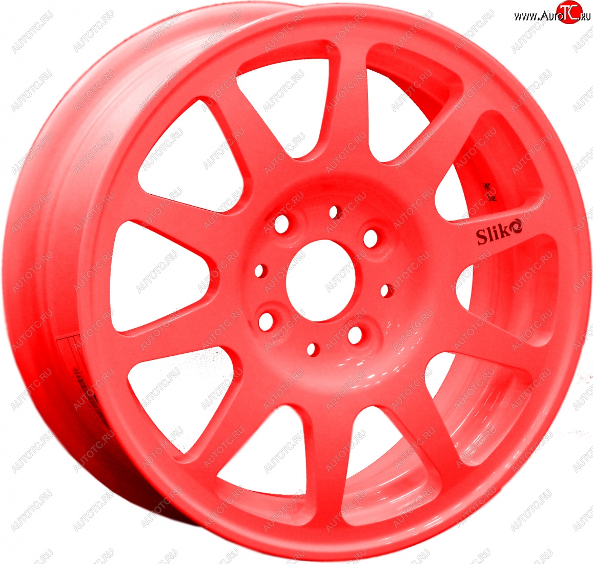 13 699 р. Кованый диск Slik Classik 5.5x14 (Candy - алый)   (Цвет: Candy - алый)  с доставкой в г. Пермь