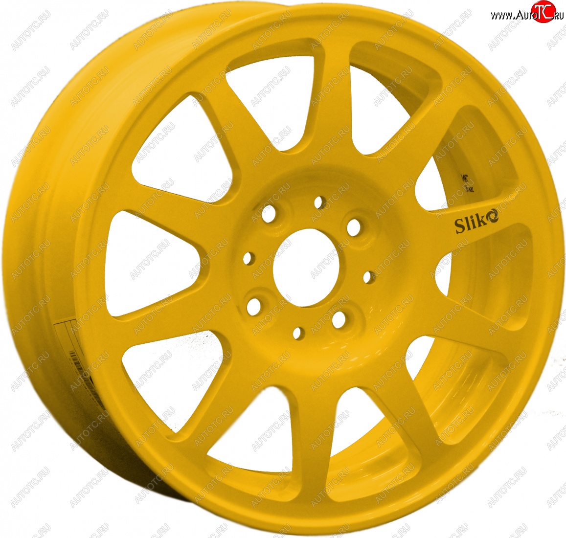 13 699 р. Кованый диск Slik Classik 5.5x14 (Ярко-жёлтый)   (Цвет: Ярко-жёлтый)  с доставкой в г. Пермь