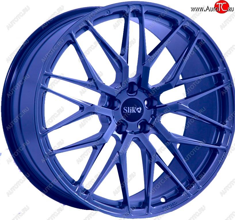60 999 р. Кованый диск Slik PREMIUM L-605 10.0x20   (Синий (BLUE))  с доставкой в г. Пермь