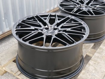 60 999 р. Кованый диск Slik PREMIUM L-605 10.0x20   (Темный хром (DC))  с доставкой в г. Пермь. Увеличить фотографию 3
