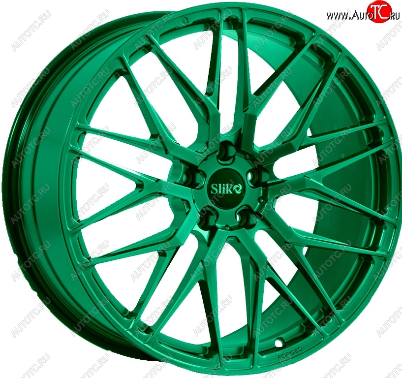 60 999 р. Кованый диск Slik PREMIUM L-605 9.0x20   (Candy изумрудно-зеленый (Candy Green))  с доставкой в г. Пермь