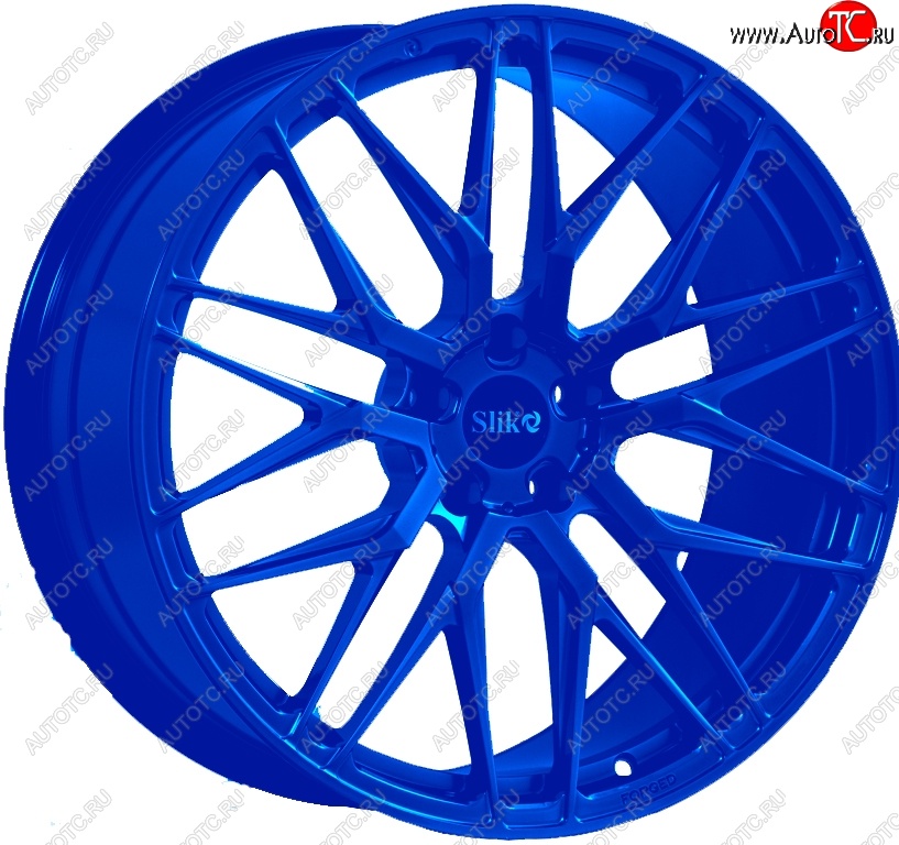 60 999 р. Кованый диск Slik PREMIUM L-605 9.0x20   (Candy синий (Candy BLUE))  с доставкой в г. Пермь