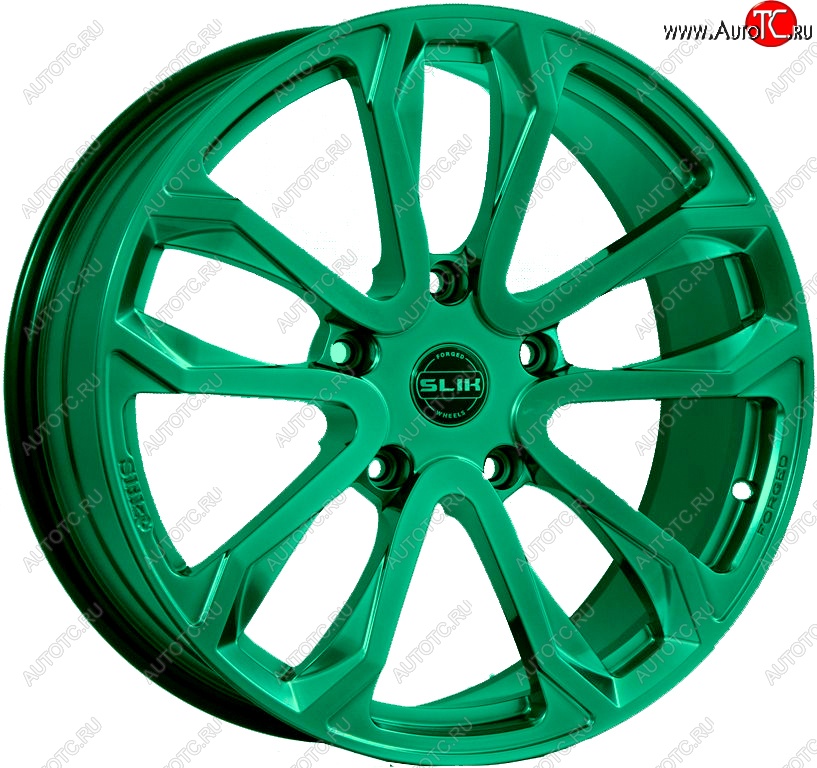 60 999 р. Кованый диск Slik PREMIUM L-608 10.0x20   (Candy изумрудно-зеленый (Candy Green))  с доставкой в г. Пермь