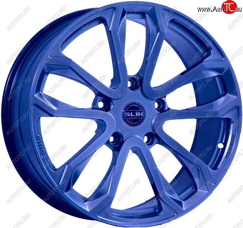 60 999 р. Кованый диск Slik PREMIUM L-608 10.0x20   (Синий (BLUE))  с доставкой в г. Пермь