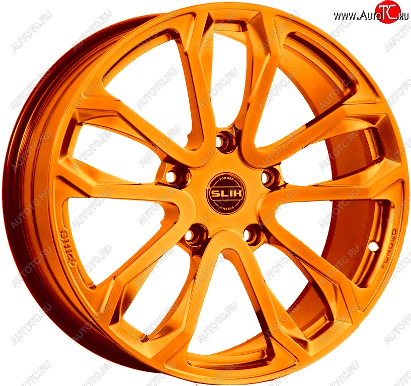 60 999 р. Кованый диск Slik PREMIUM L-608 10.0x20   (Candy медно-оранжевый глянцевый)  с доставкой в г. Пермь