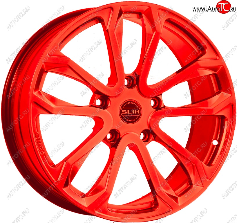 60 999 р. Кованый диск Slik PREMIUM L-608 10.0x20   (RAL 3026 ярко алый (3026))  с доставкой в г. Пермь