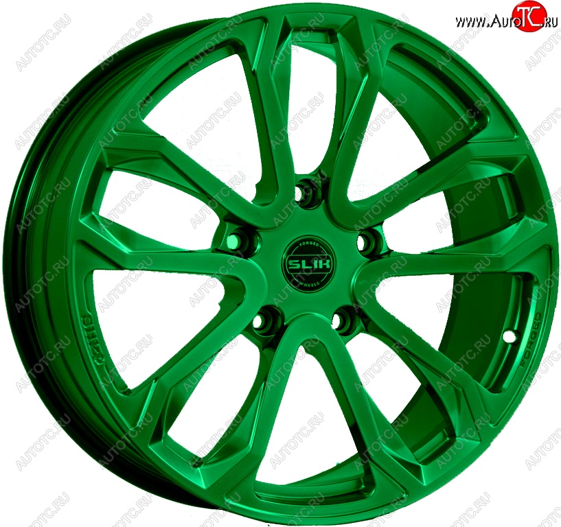 60 999 р. Кованый диск Slik PREMIUM L-608 9.0x20   (Зеленый (GREEEN))  с доставкой в г. Пермь