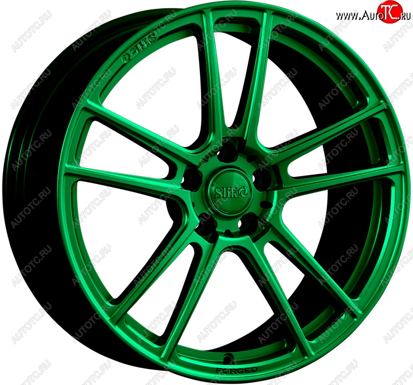 60 999 р. Кованый диск Slik PREMIUM L-610 10.0x20   (Зеленый (GREEEN))  с доставкой в г. Пермь