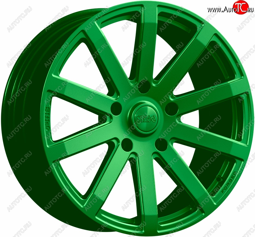 60 999 р. Кованый диск Slik PREMIUM L-611 10.0x20   (Зеленый (GREEEN))  с доставкой в г. Пермь