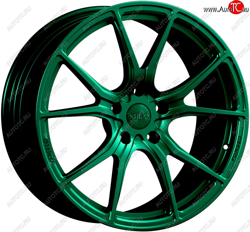 60 999 р. Кованый диск Slik PREMIUM L-616 9.0x20   (Candy изумрудно-зеленый (Candy Green))  с доставкой в г. Пермь
