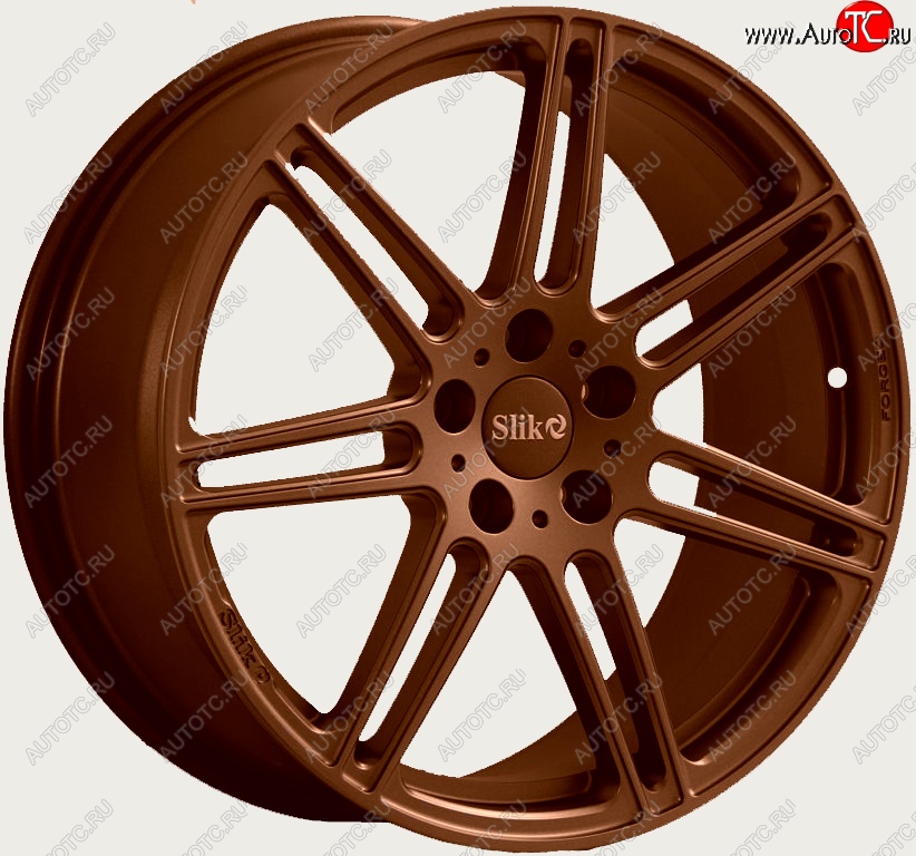 60 999 р. Кованый диск Slik PREMIUM 10.0x20   (Коньячная бронза глянец (BRZCGN))  с доставкой в г. Пермь