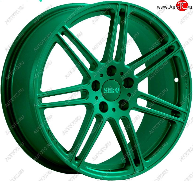 60 999 р. Кованый диск Slik PREMIUM 10.0x20   (Candy изумрудно-зеленый (Candy Green))  с доставкой в г. Пермь