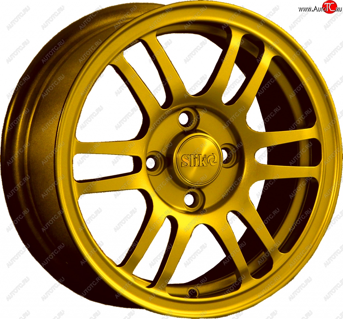12 799 р. Кованый диск Slik Classic L1712 6.0x14   (Ярко желтый RAL1021 (YELLOW))  с доставкой в г. Пермь