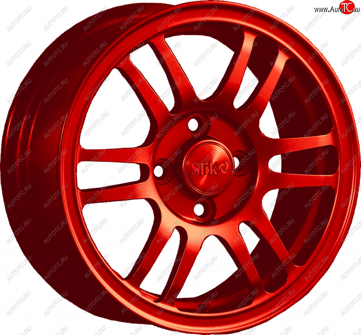 12 799 р. Кованый диск Slik Classic L1712 6.0x14   (Candy алый)  с доставкой в г. Пермь