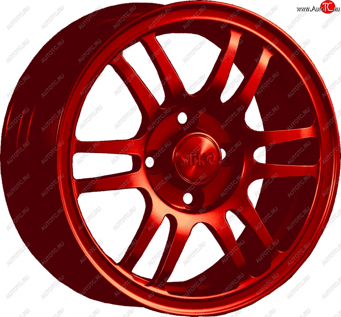 12 799 р. Кованый диск Slik Classic L1712 6.0x14   (Candy красный (Candy RED))  с доставкой в г. Пермь