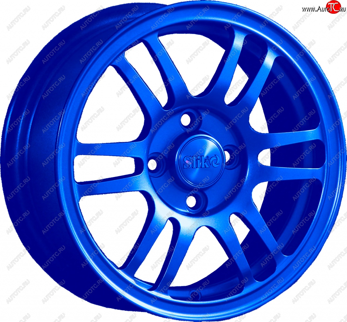 12 799 р. Кованый диск Slik Classic L1712 6.0x14   (Candy синий (Candy BLUE))  с доставкой в г. Пермь